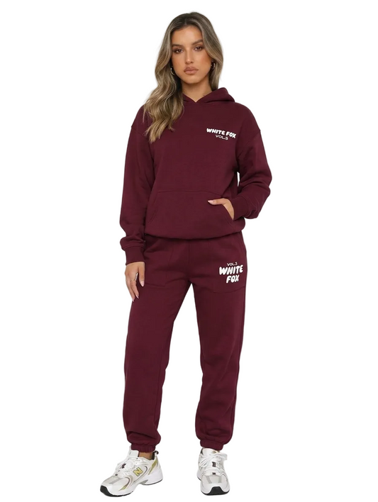 White Fox Branded Women's Winter Tracksuit