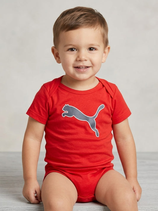 Puma Branded Infant Romper for Baby Boy