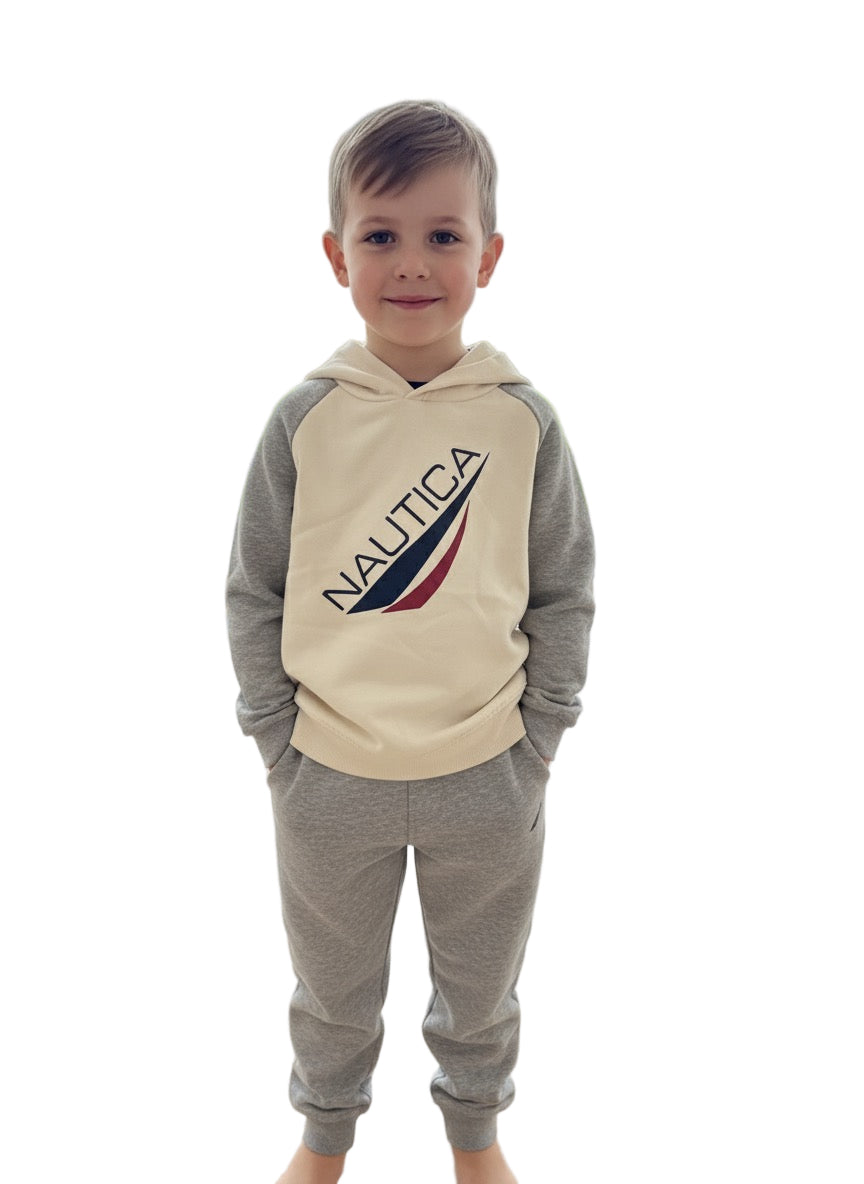 Nautica Branded Hoodie Set for Kids