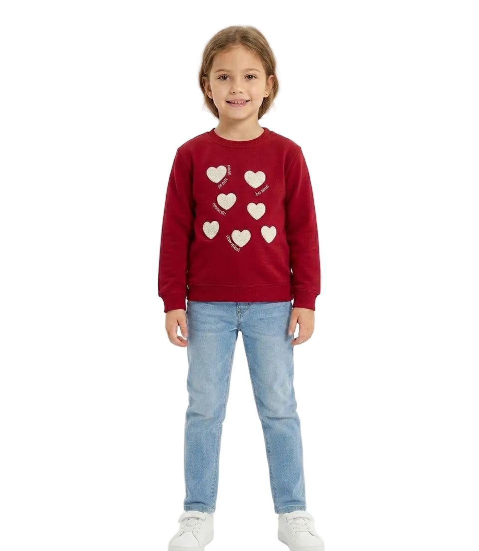 Red Sweatshirt for Girls