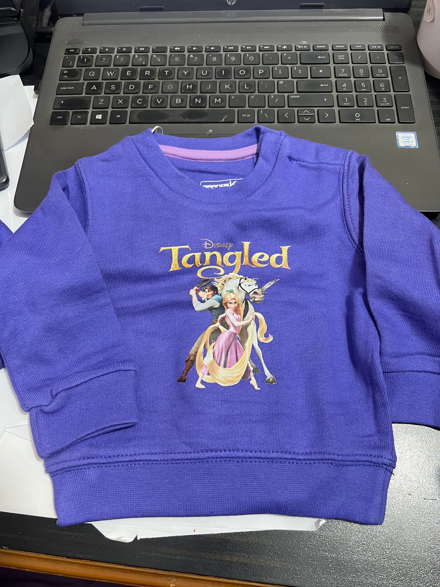 Purple Baby Girl Sweatshirt
