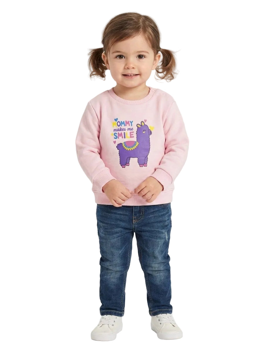 Mommy Makes Me Smile Sweatshirt for Infants