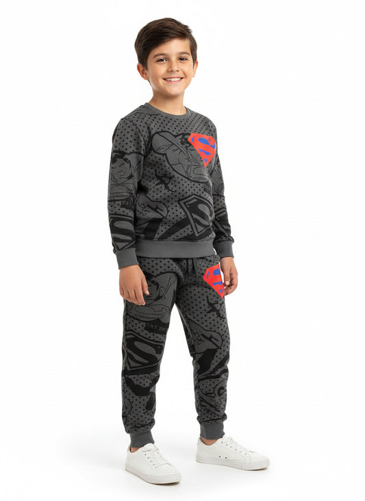 Grey Superman 2 pc Winter Sets