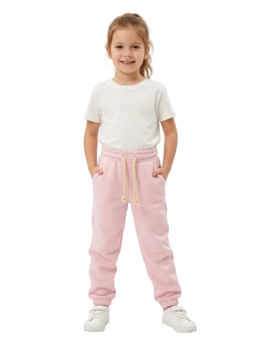 Minoti Branded Pink Winter Fleece Trousers