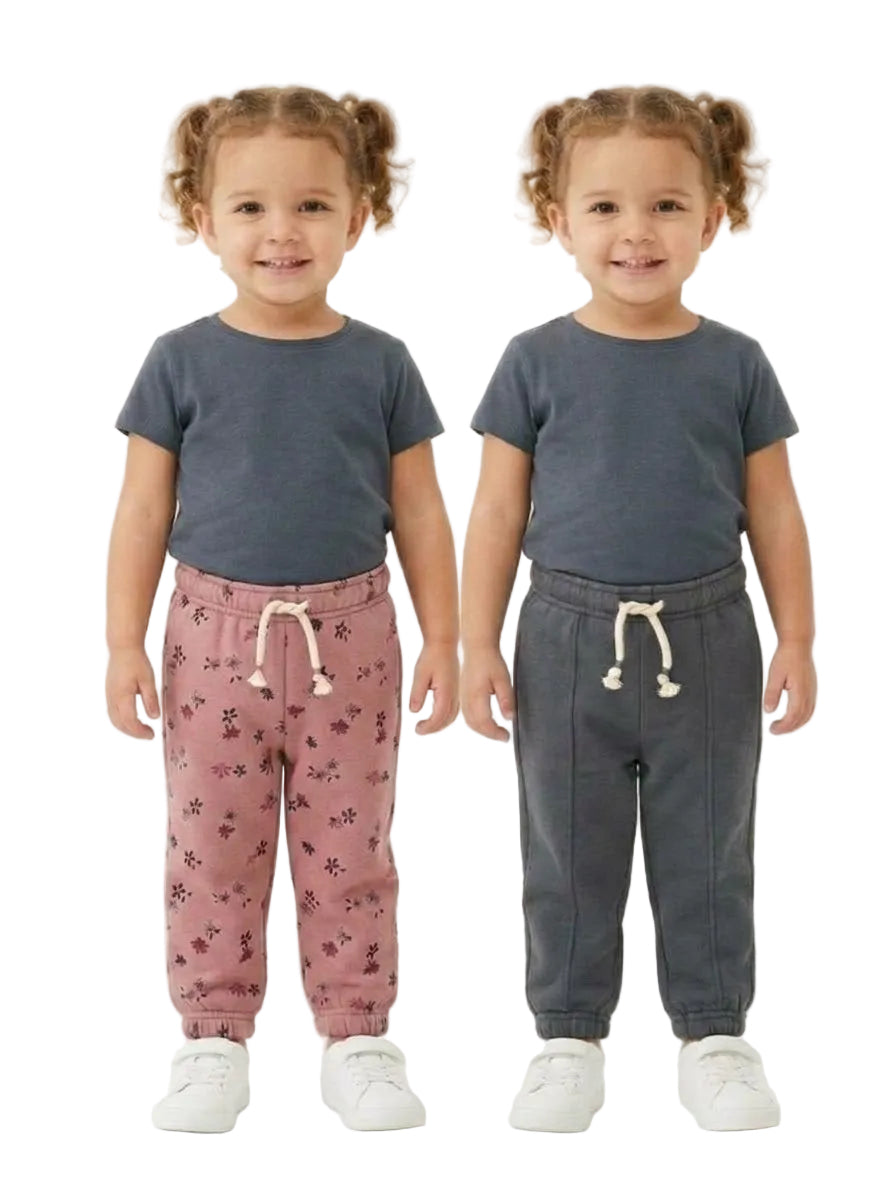 Lefties Branded Pack of 2 Winter Trouser for Toddler Girl