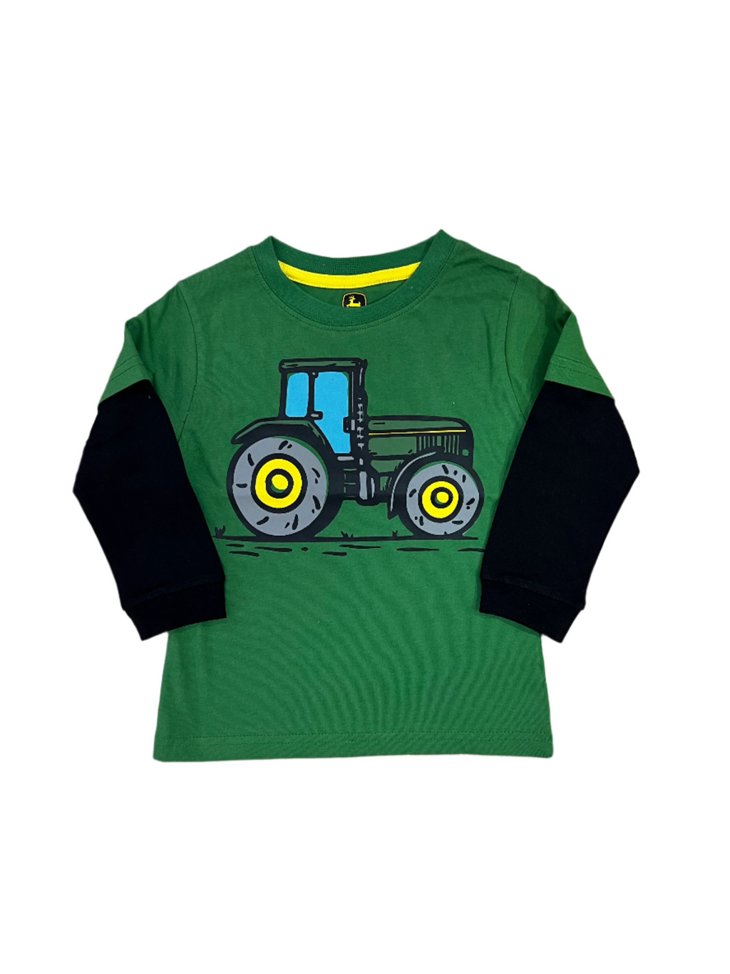 Green Tractor Full Sleeves Tshirt