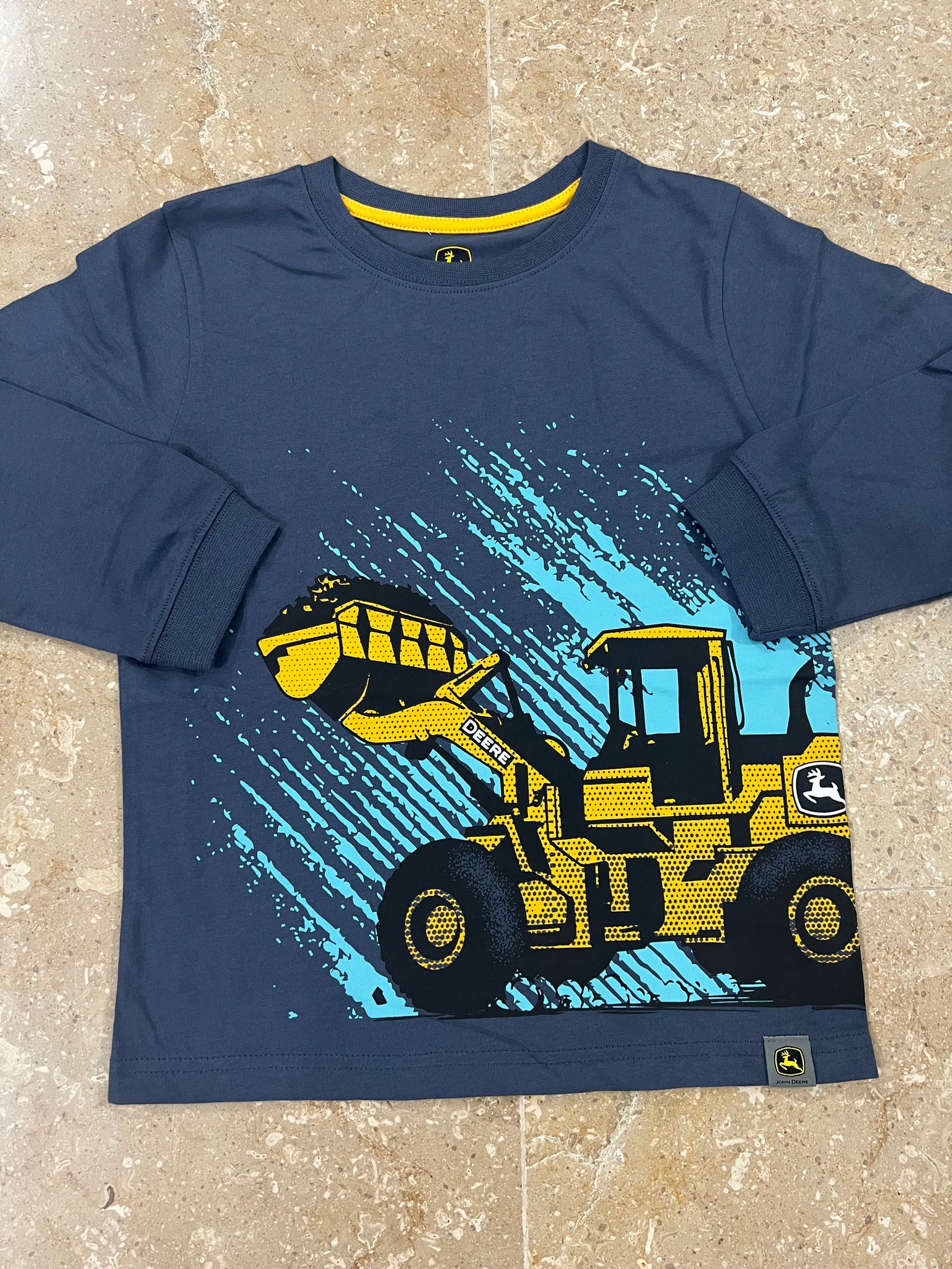 Dark Blue Tractor T-shirt