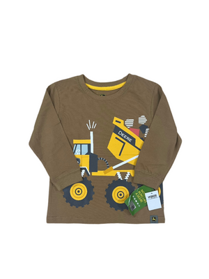 Light Brown John Deere Branded T-shirt