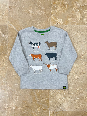 Grey Cows Printed T-shirt