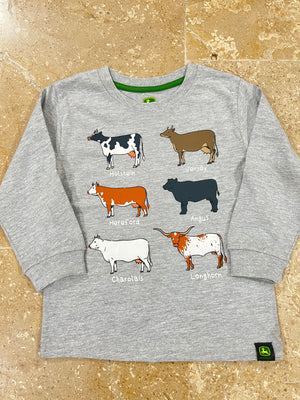 Grey Cows Printed T-shirt