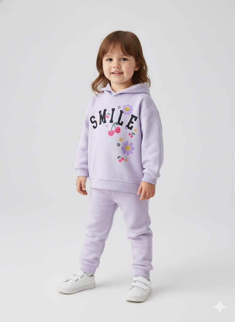 Lilac 2 PC Girls hoodie Set