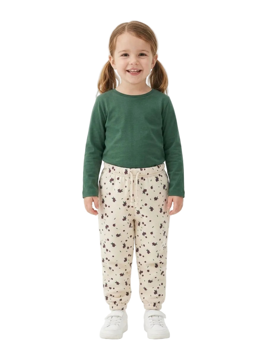 Lefties Branded Floral winter trouser for Toddler Girl