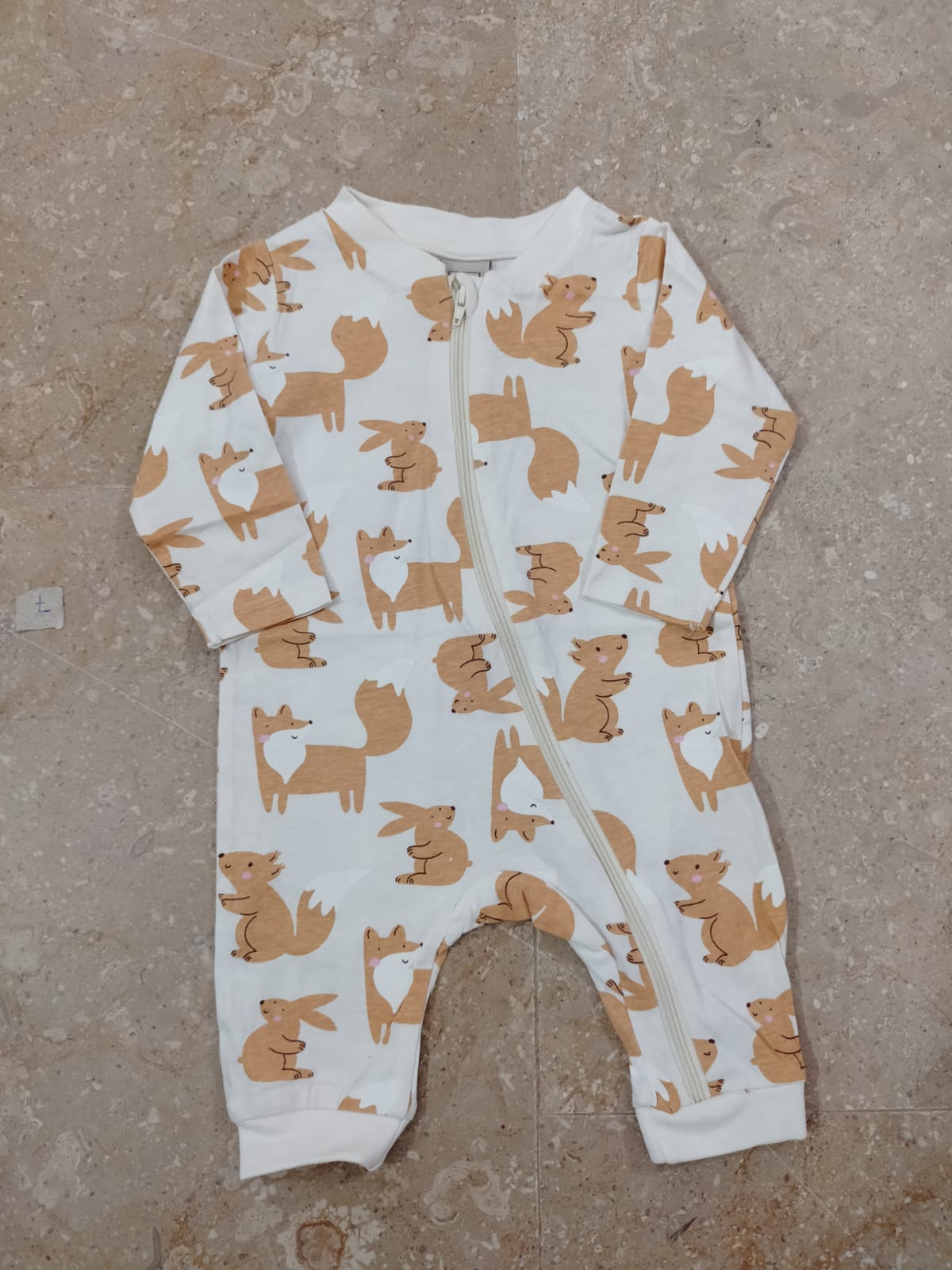 Squirrel printed Full Romper for Babies