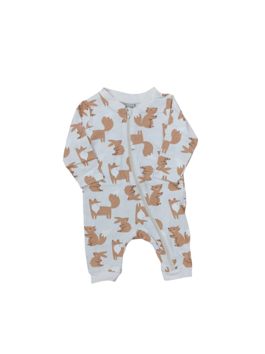 Squirrel printed Full Romper for Babies