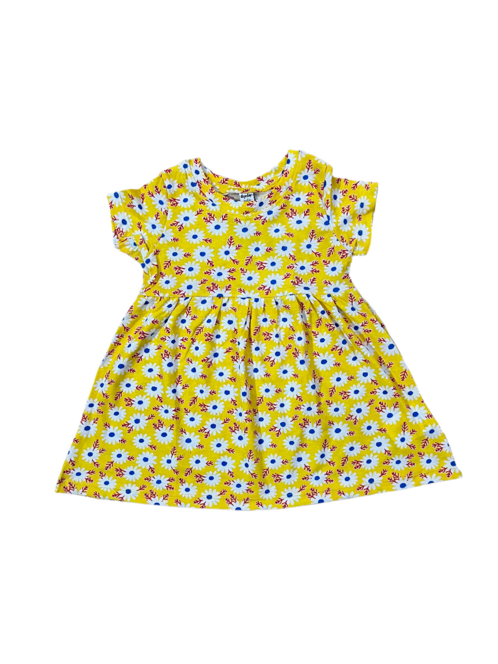 Yellow Branded Frock for Girls