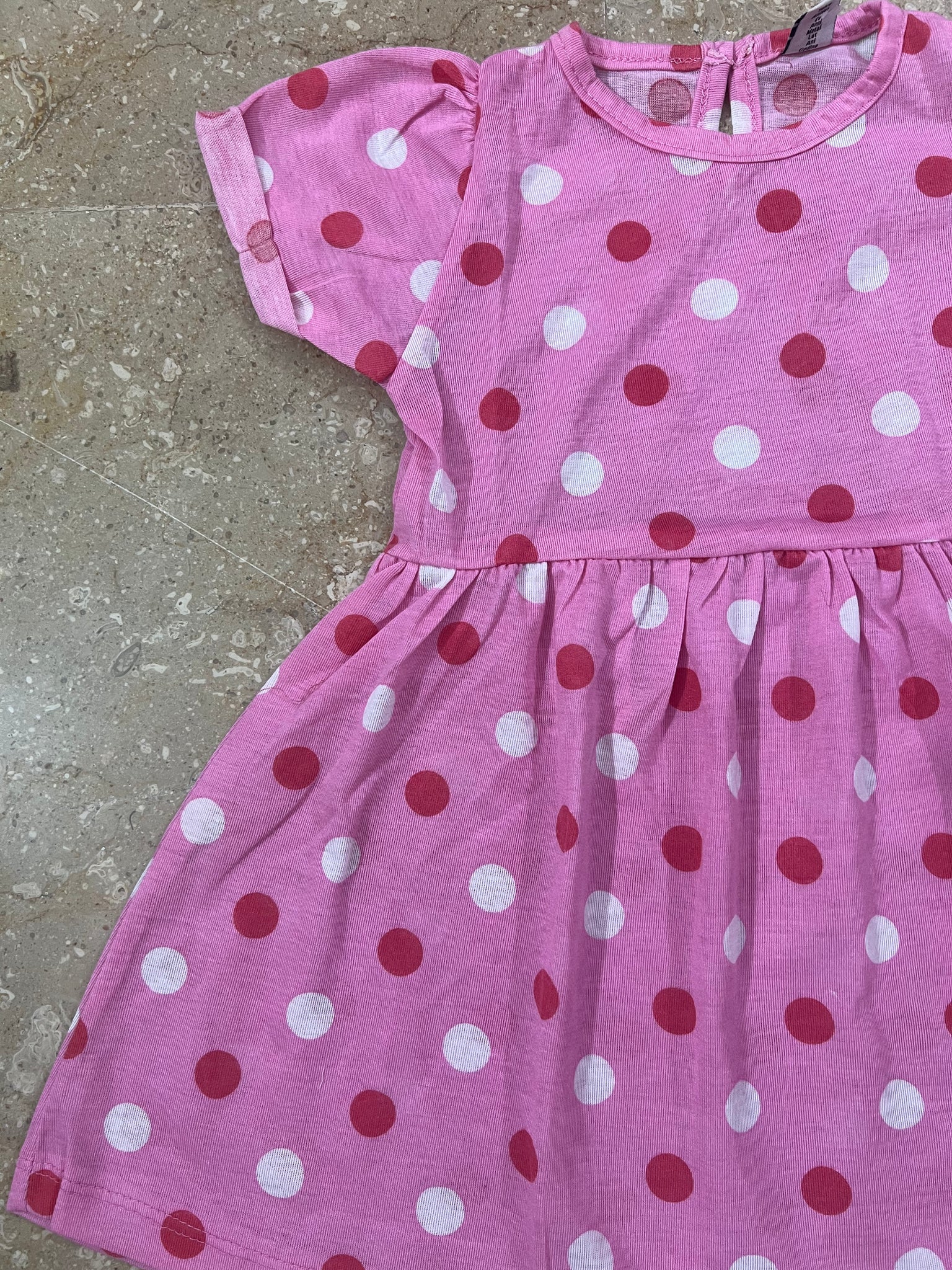 Pink Polka Dots Frock