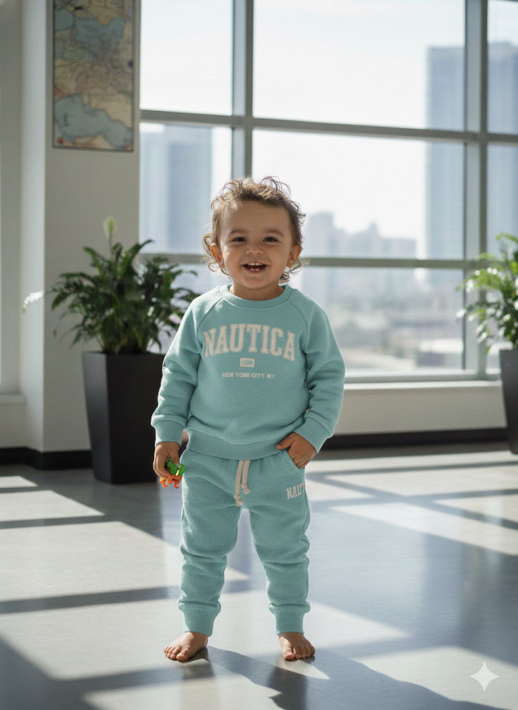 Nautica Branded Girls 2 PC Set (Minor Defect)