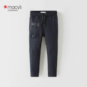 Black Zip Trouser for Boys Slim Fit