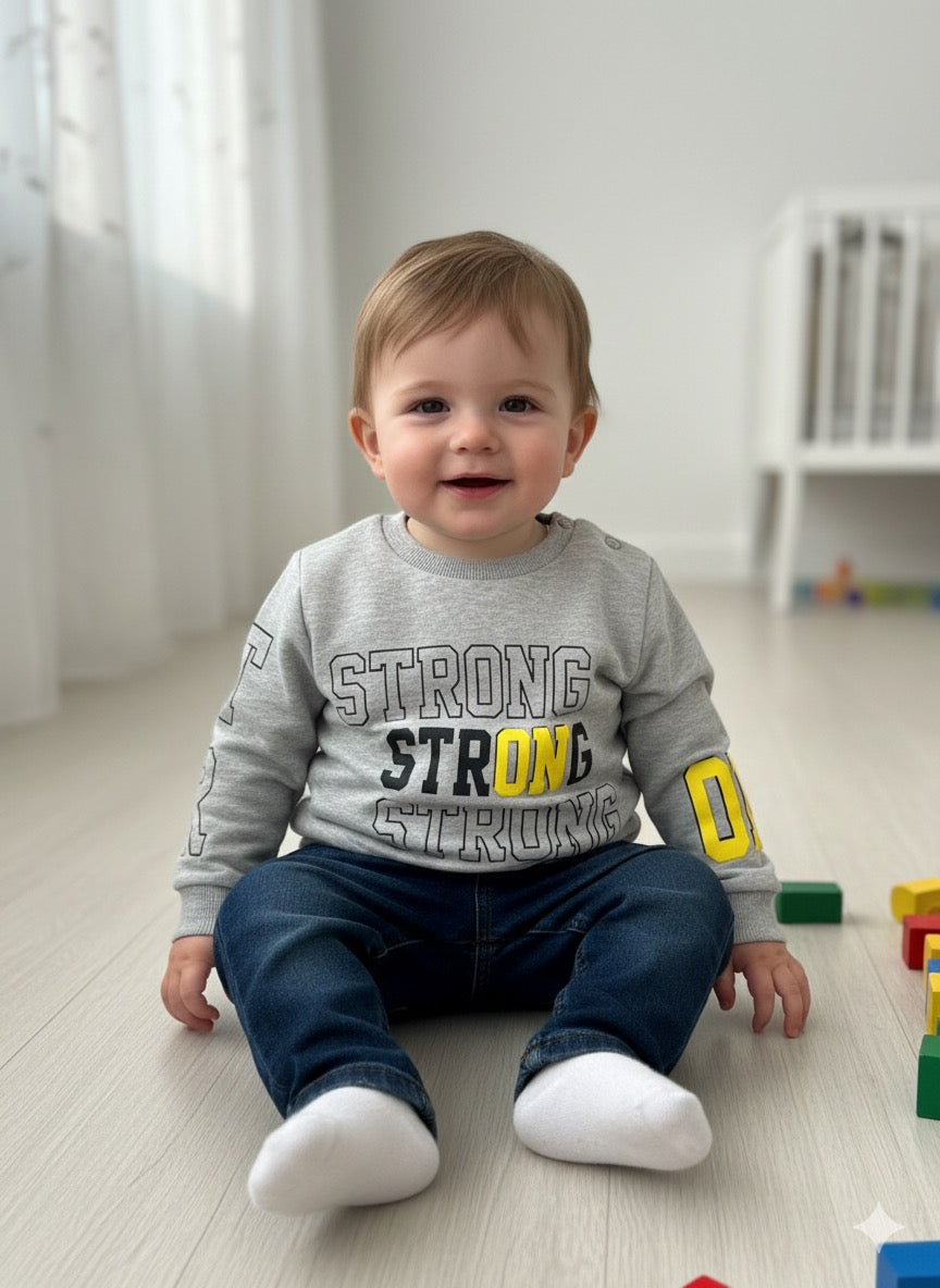 Grey Sweatshirt for Boys