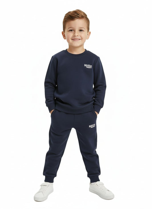 Dark Blue Zara Branded Tracksuit