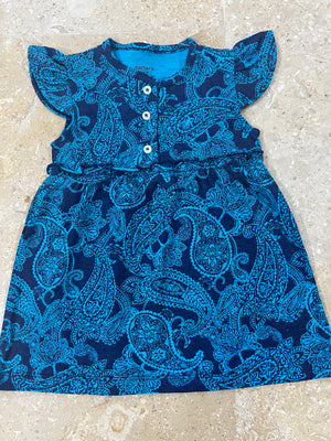 Blue frock top for girls