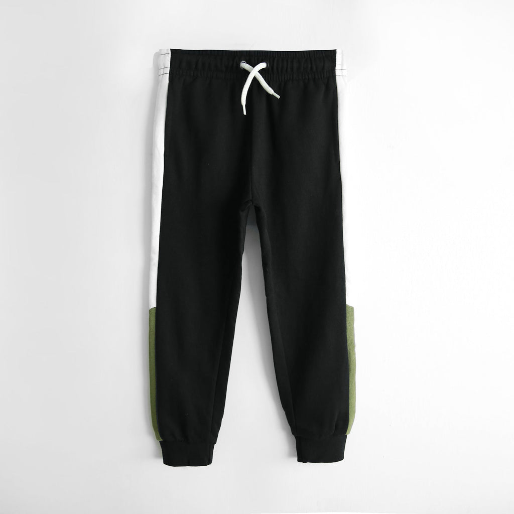 LFT Branded Panel Black Fleece Trouser