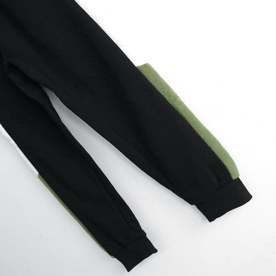 LFT Branded Panel Black Fleece Trouser