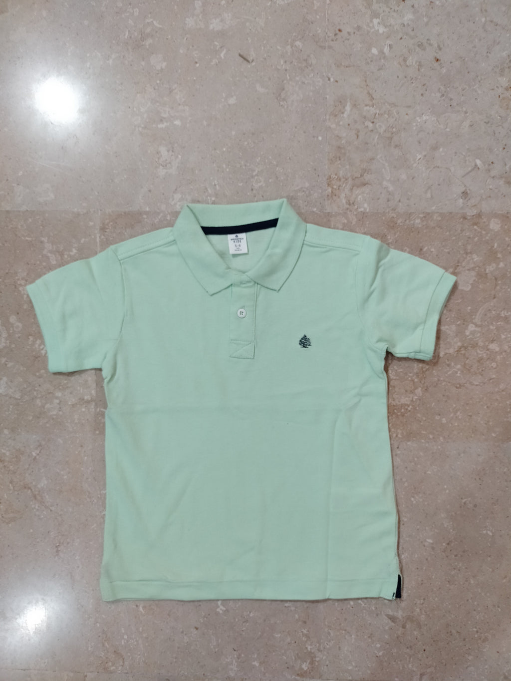 Light Green Polo Shirt for Boys