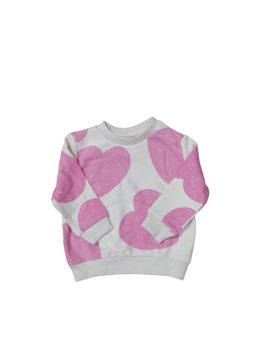 Hearts Printed Sweatshirt