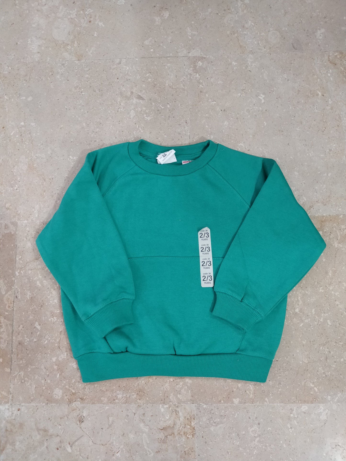 Green Sweatshirt for Kids