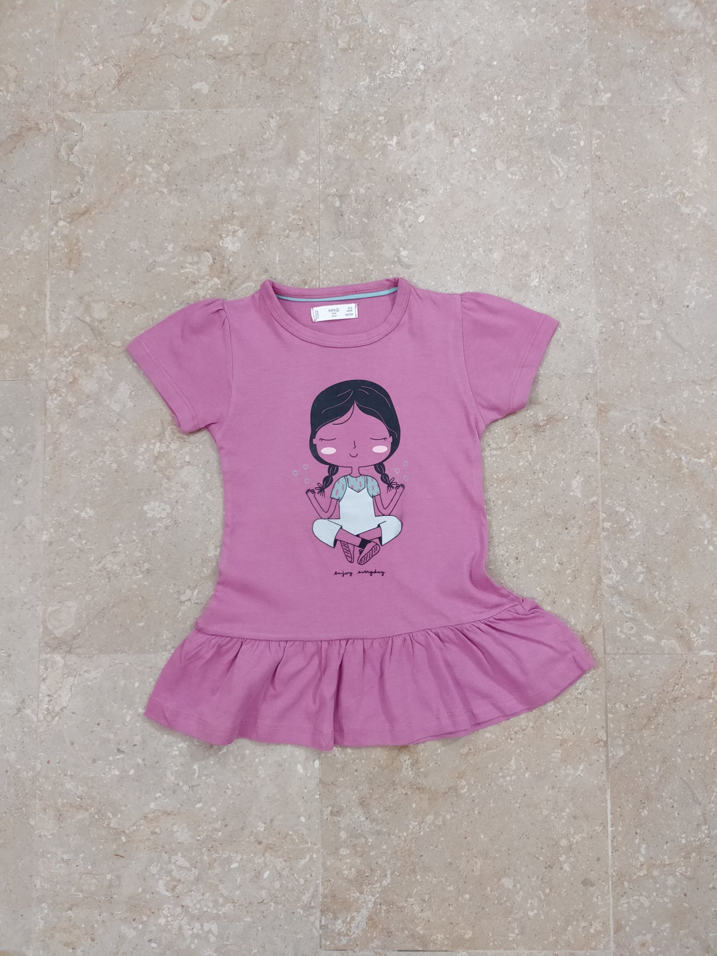 Pink Doll Frock Top for Girl