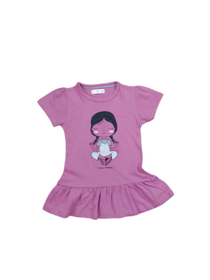 Pink Doll Frock Top for Girl