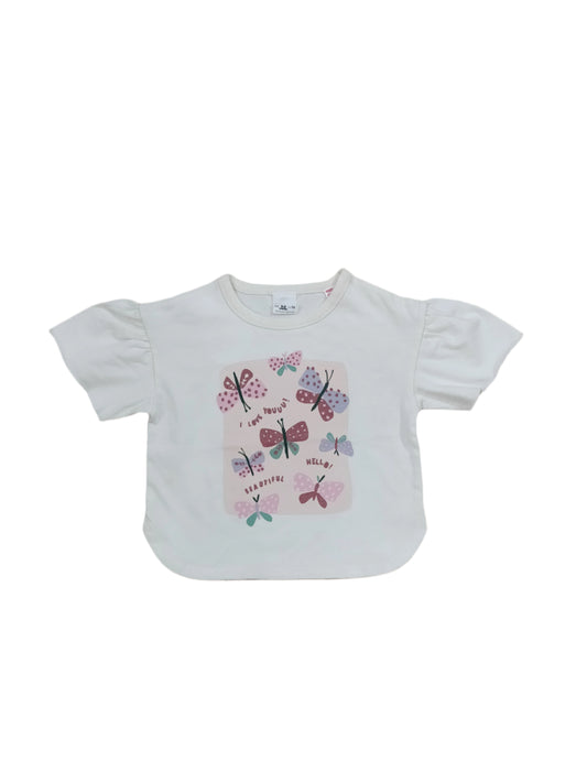 Butterfly Printed Top for Girls