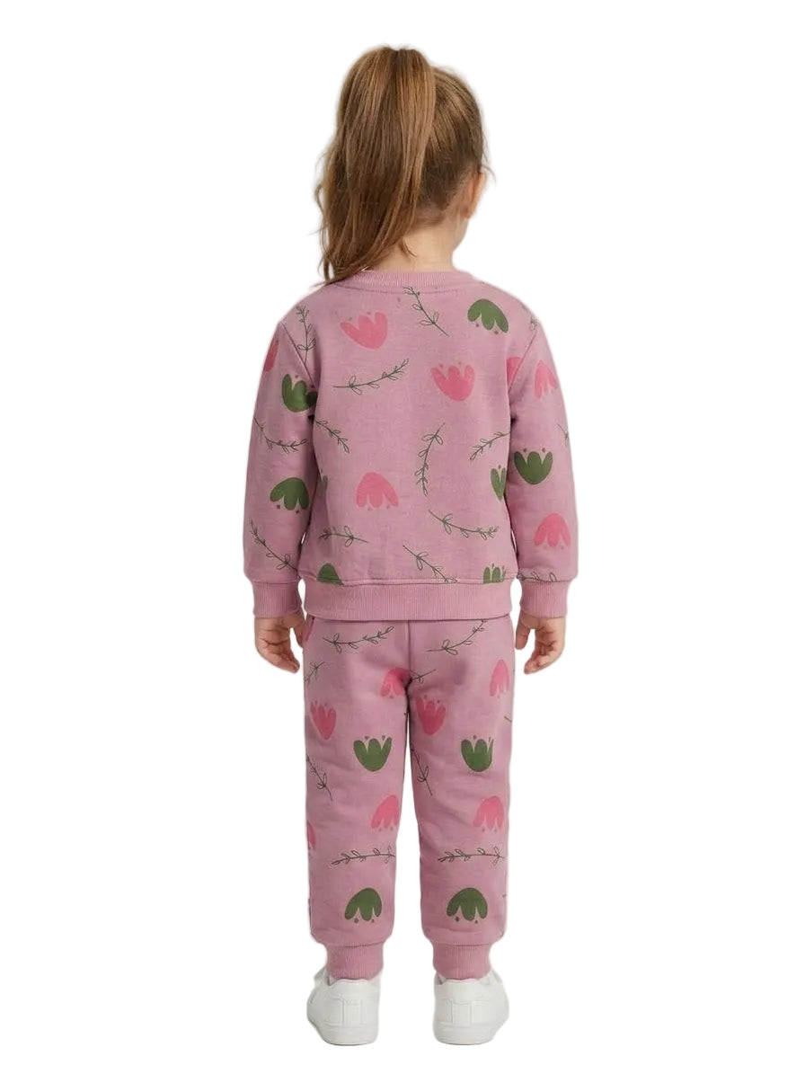 Kids Creations Branded 2 PC Tracksuit for Girls