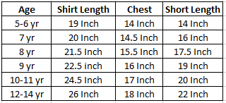 LP Branded 2 PC Sets for Boys (6 yrs to 14 yrs)