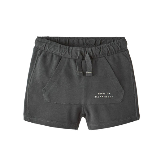Charcoal printed short