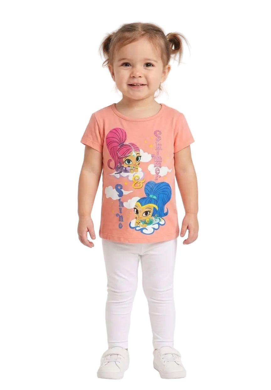 Nickelodean Branded Printed Girls T-shirt (Minor defect)