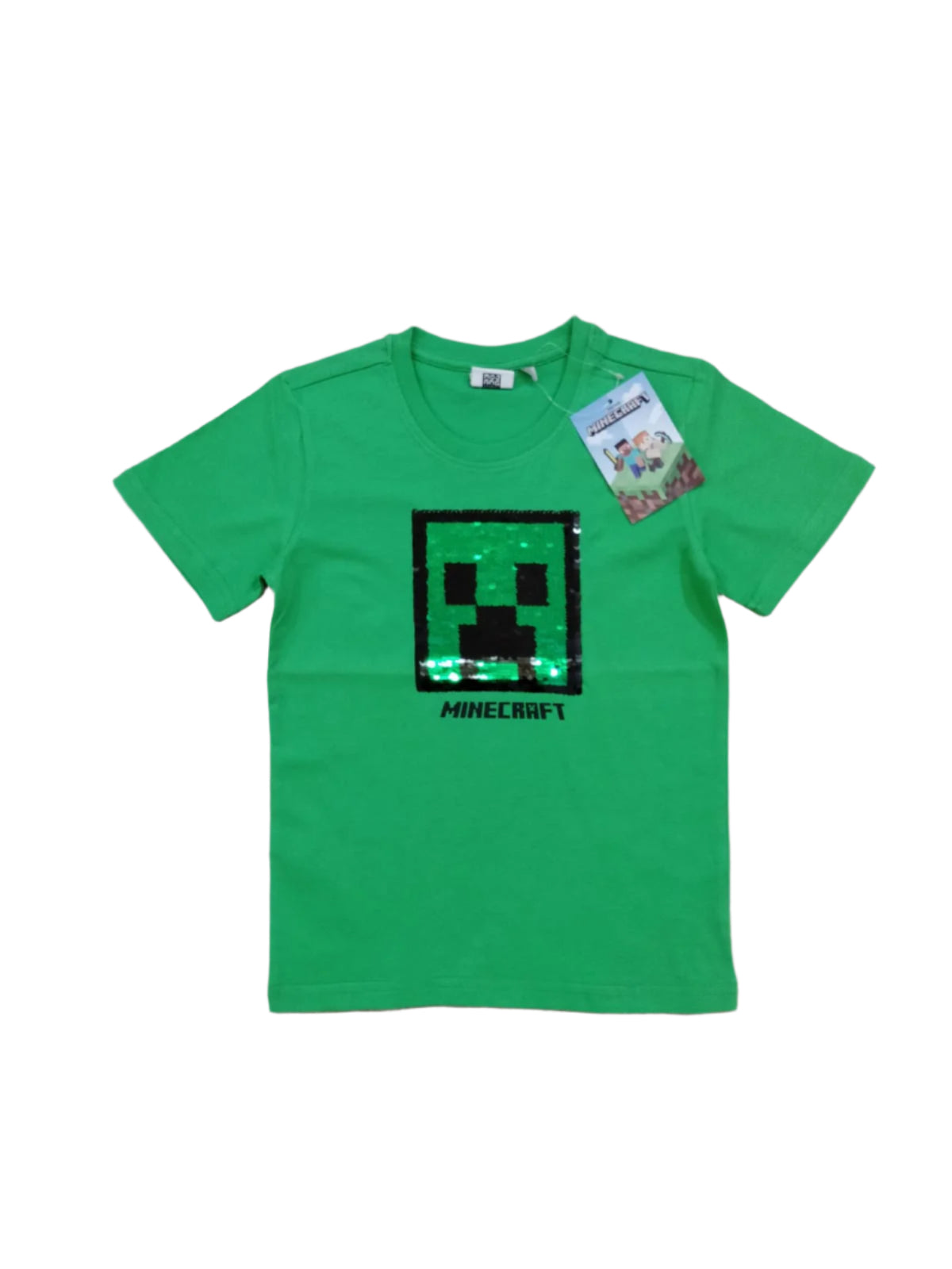 Minecraft Sequins T-shirt for Summers