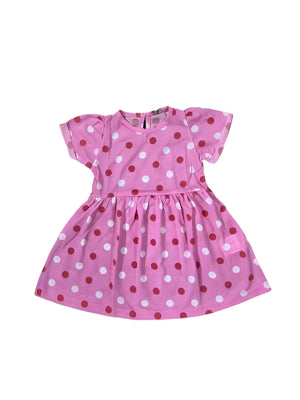Pink Polka Dots Frock