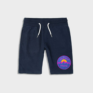 Imported Navy Blue Slogan Printed Short for Boys