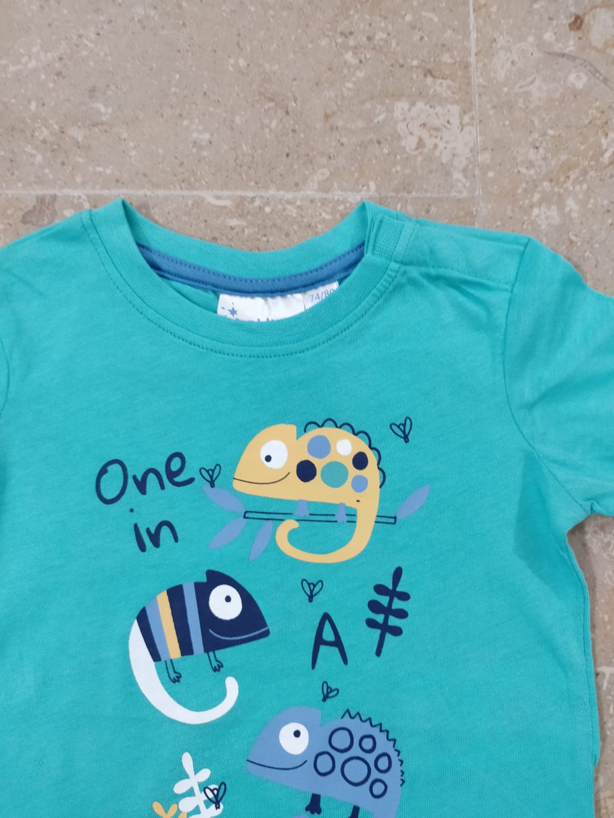 Imported Sea Green T-shirt for kids