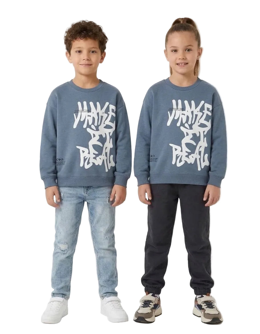 Lefties Branded Graphic Art Sweatshirt for Kids