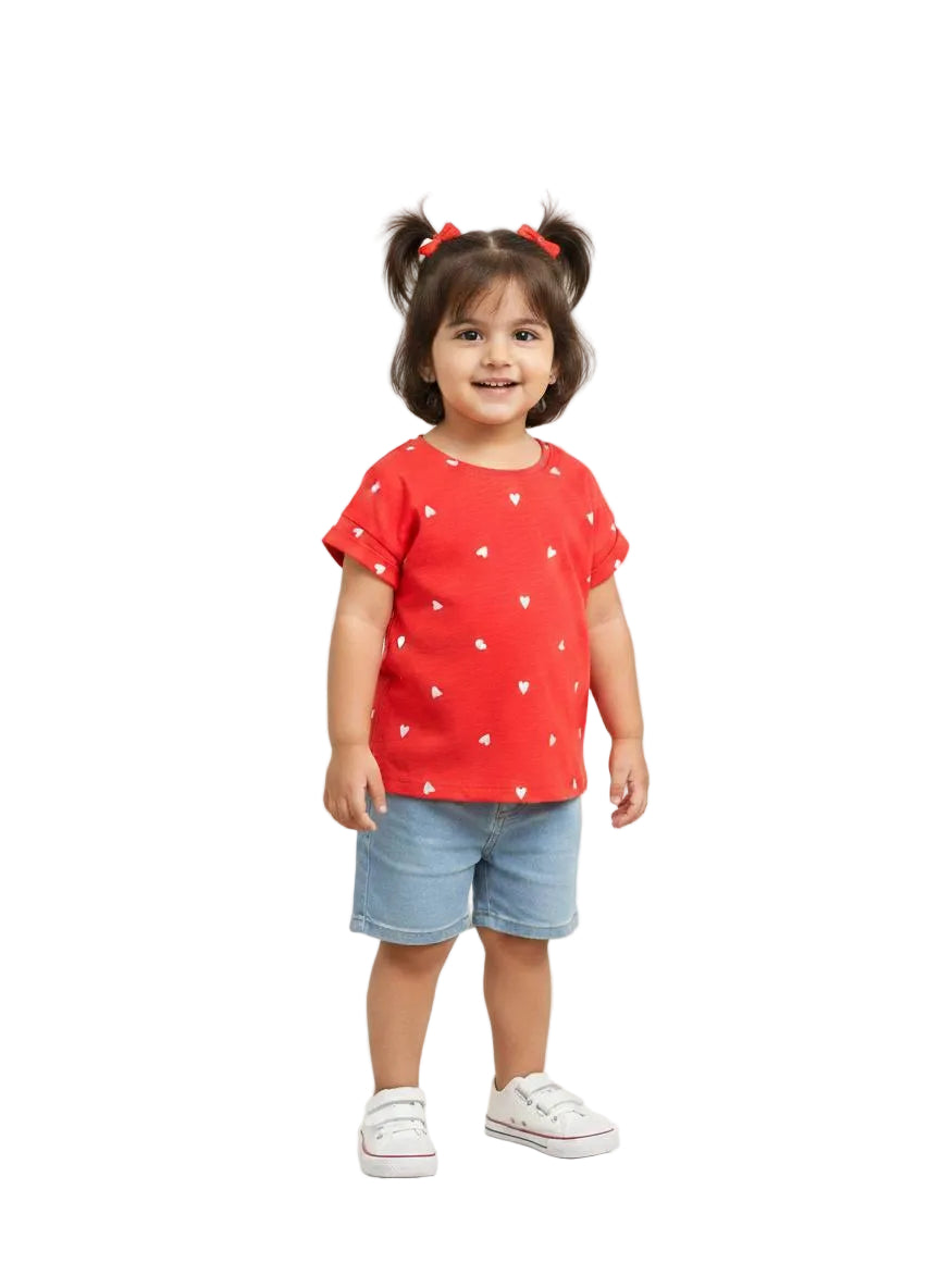 Okaidi Branded Girl's Summer Top