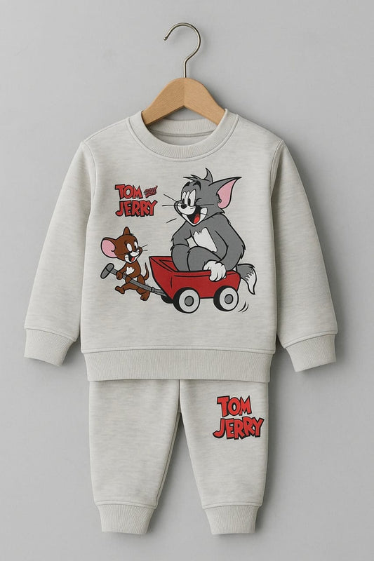 Tom n Jerry Printed Winter Tracksuit