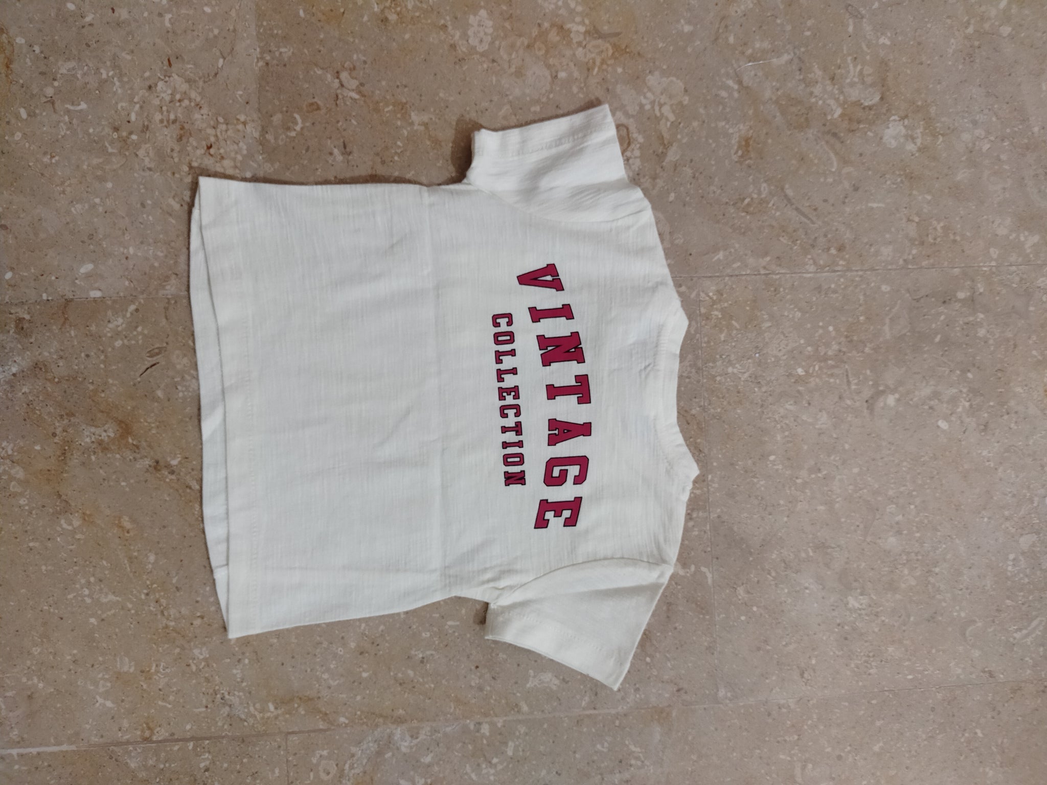 White Back Printed T-shirt for kids