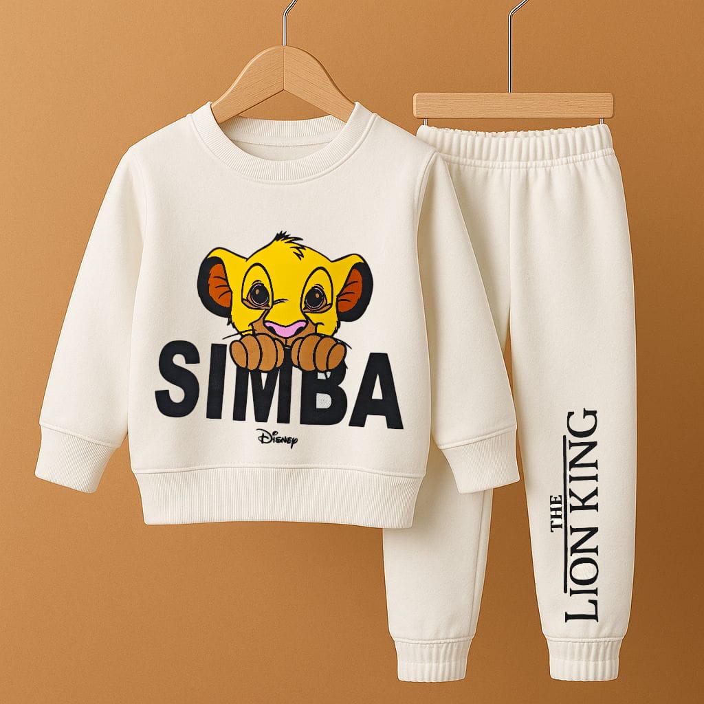 Lion Printed Winter Tracksuit