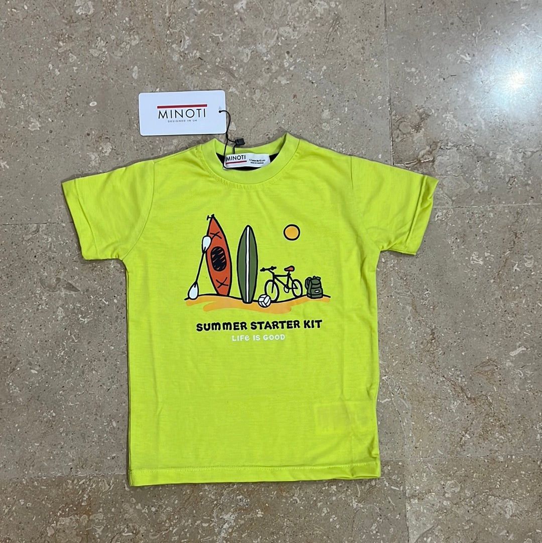 Neon Green Tshirt for Boys