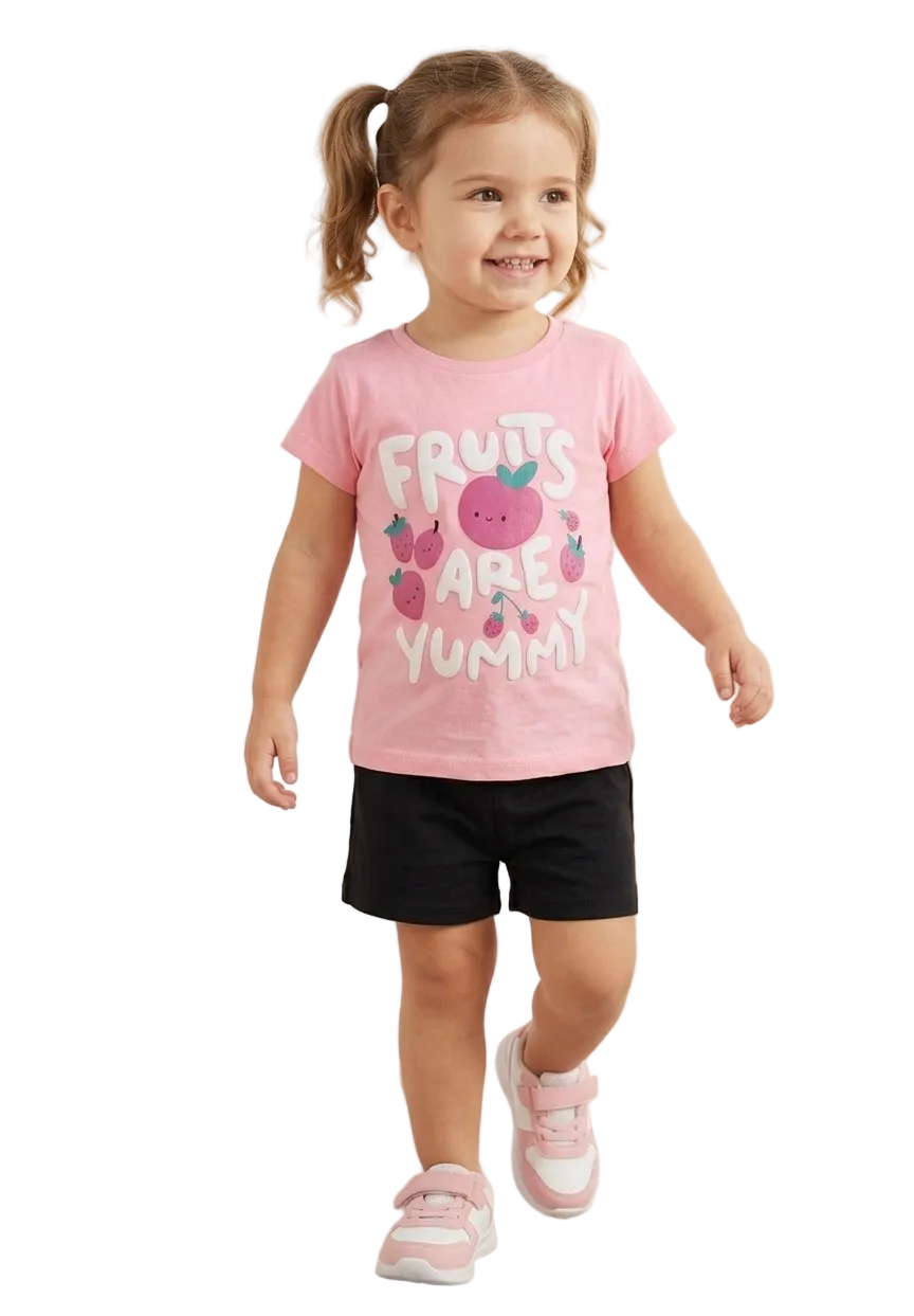 C&A Branded Pink Baby Girl T-shirt