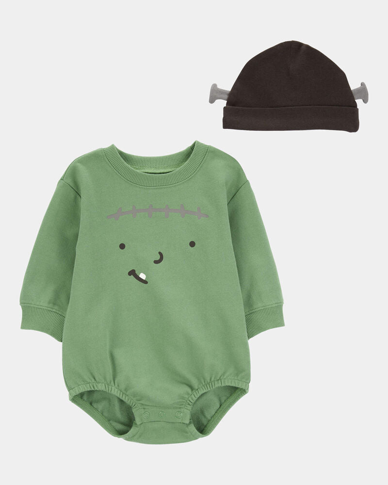 Carter's 2 Piece Bodysuit Full Sleeves with Cap