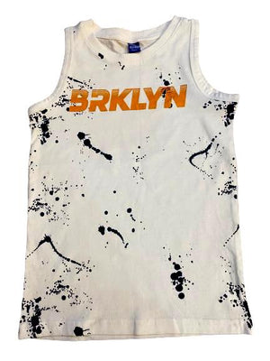 Brklyn Ink Spots White Sando